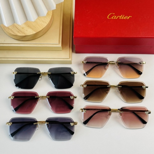 Replica Cartier AAA Quality Sunglassess #986377 $45.00 USD for Wholesale