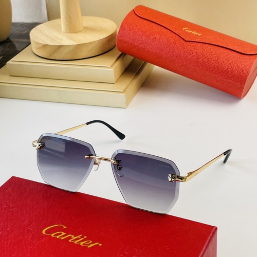 Cartier AAA Quality Sunglassess #986378 $45.00 USD, Wholesale Replica Cartier AAA Quality Sunglassess