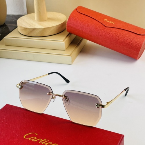 Cartier AAA Quality Sunglassess #986380 $45.00 USD, Wholesale Replica Cartier AAA Quality Sunglassess