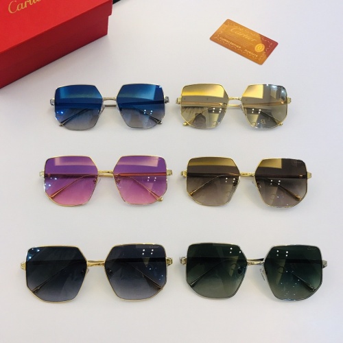 Replica Cartier AAA Quality Sunglassess #986383 $45.00 USD for Wholesale