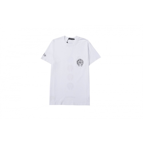 Replica Chrome Hearts T-Shrits Short Sleeved For Unisex #986420 $25.00 USD for Wholesale