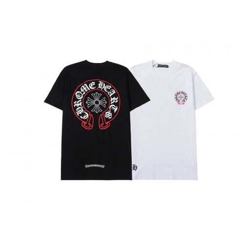 Replica Chrome Hearts T-Shirts Short Sleeved For Unisex #986422 $25.00 USD for Wholesale