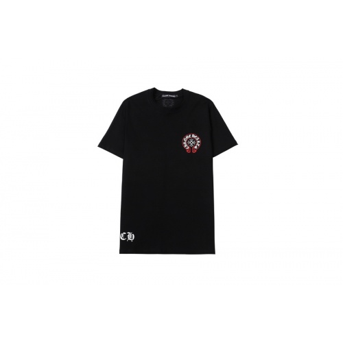 Replica Chrome Hearts T-Shirts Short Sleeved For Unisex #986422 $25.00 USD for Wholesale