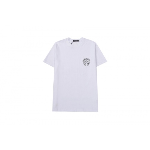 Replica Chrome Hearts T-Shirts Short Sleeved For Unisex #986429 $25.00 USD for Wholesale
