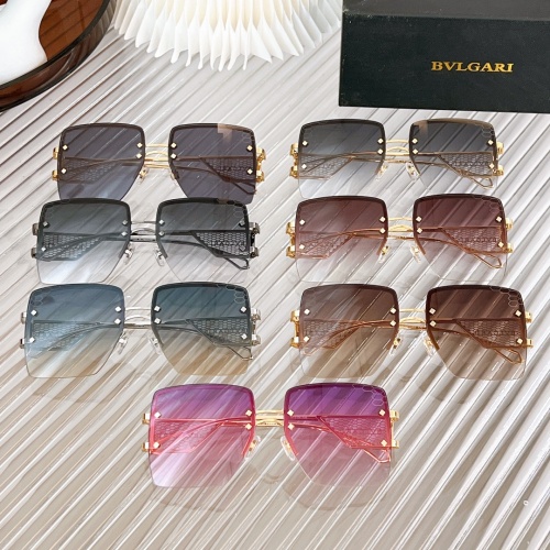 Replica Bvlgari AAA Quality Sunglasses #986540 $60.00 USD for Wholesale
