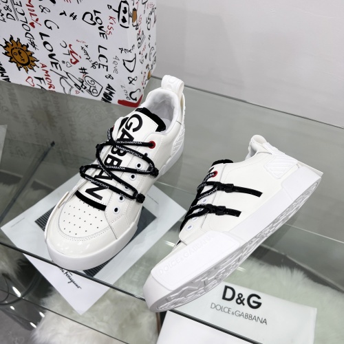 Replica Dolce & Gabbana D&G Casual Shoes For Women #986746 $98.00 USD for Wholesale