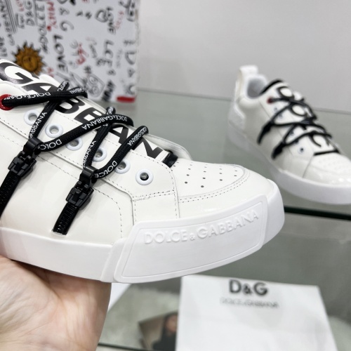 Replica Dolce & Gabbana D&G Casual Shoes For Women #986746 $98.00 USD for Wholesale