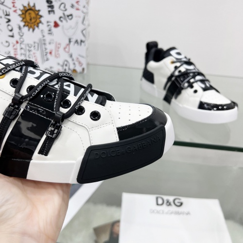 Replica Dolce & Gabbana D&G Casual Shoes For Women #986748 $98.00 USD for Wholesale