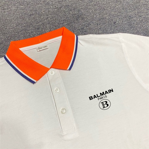 Replica Balmain T-Shirts Short Sleeved For Men #987001 $29.00 USD for Wholesale