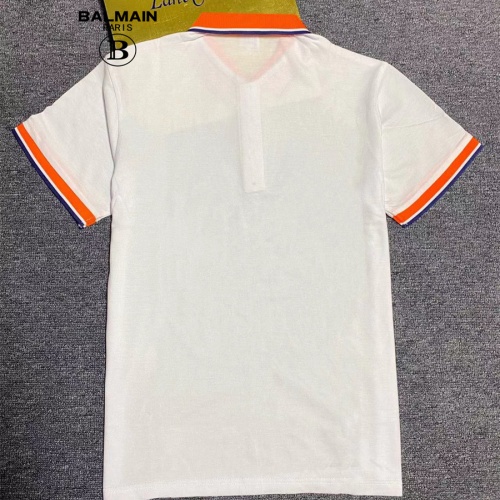 Replica Balmain T-Shirts Short Sleeved For Men #987001 $29.00 USD for Wholesale