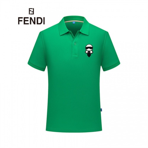 Fendi T-Shirts Short Sleeved For Men #987058 $29.00 USD, Wholesale Replica Fendi T-Shirts