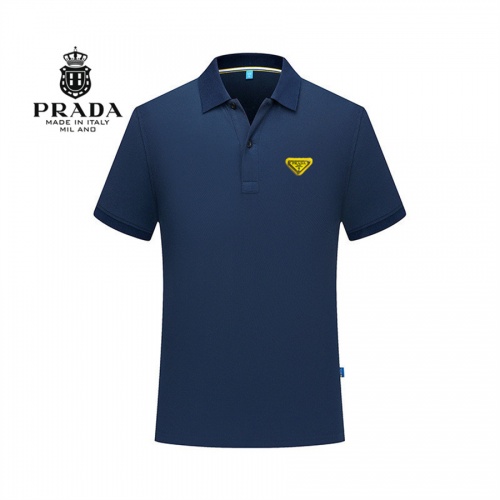 Prada T-Shirts Short Sleeved For Men #987065 $29.00 USD, Wholesale Replica Prada T-Shirts