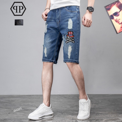 Replica Philipp Plein PP Jeans For Men #987087 $40.00 USD for Wholesale