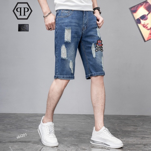 Replica Philipp Plein PP Jeans For Men #987087 $40.00 USD for Wholesale