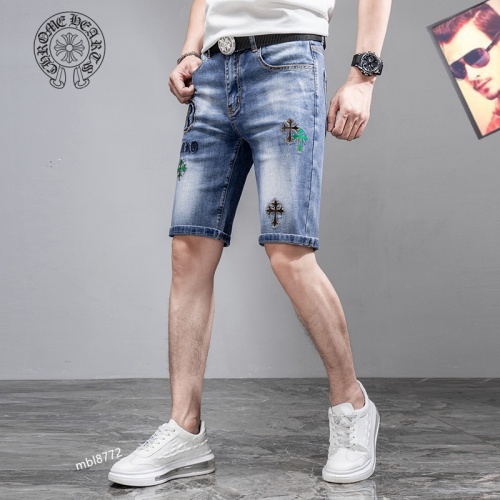 Replica Chrome Hearts Jeans For Men #987089 $40.00 USD for Wholesale