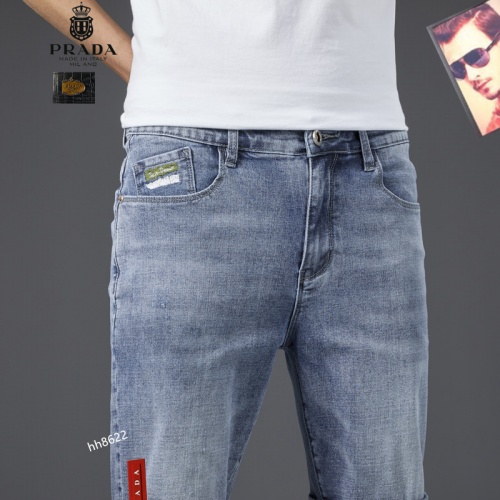 Replica Prada Jeans For Men #987101 $40.00 USD for Wholesale