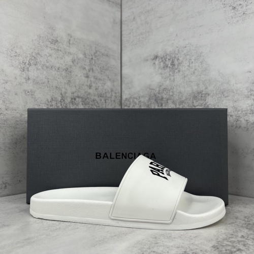 Replica Balenciaga Slippers For Men #987343 $52.00 USD for Wholesale