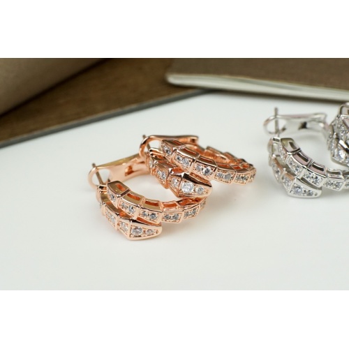 Replica Bvlgari Earrings For Women #987416 $27.00 USD for Wholesale