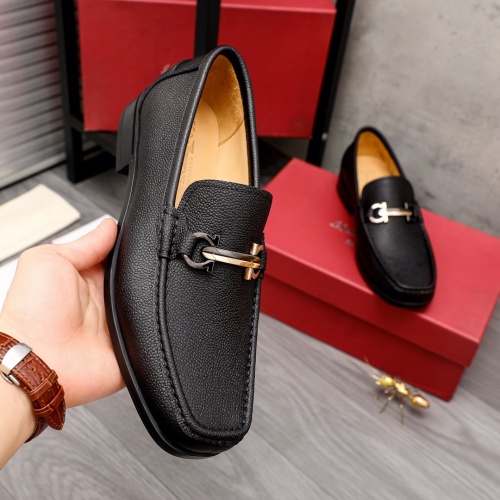 Replica Ferragamo Salvatore FS Leather Shoes For Men #988157 $92.00 USD for Wholesale