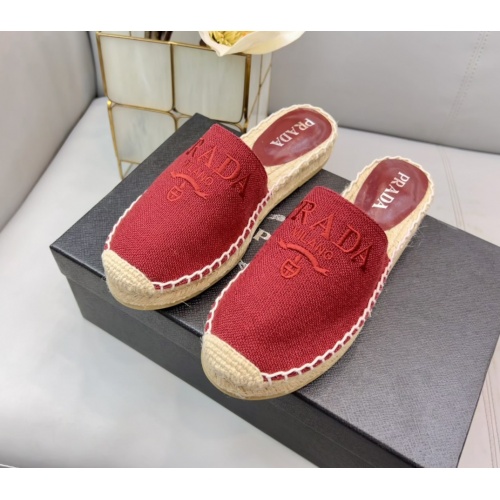 Replica Prada Slippers For Women #988415 $72.00 USD for Wholesale