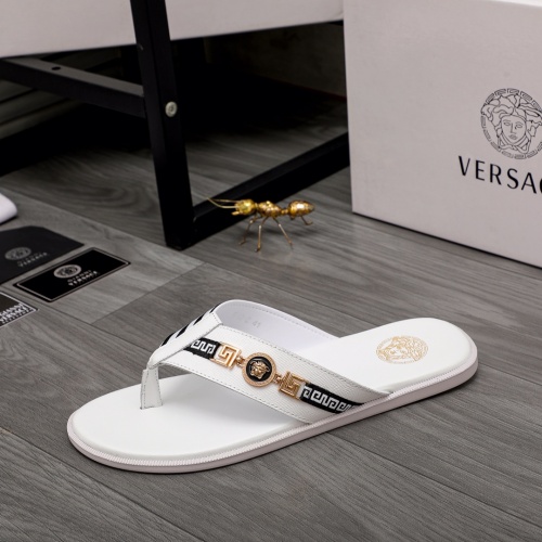 Replica Versace Slippers For Men #988507 $42.00 USD for Wholesale