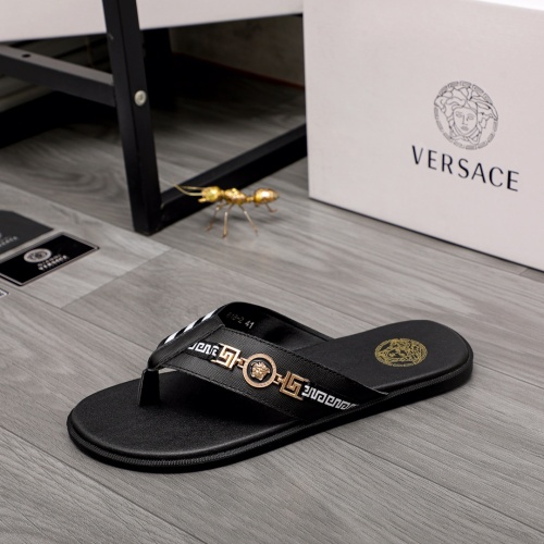 Replica Versace Slippers For Men #988508 $42.00 USD for Wholesale