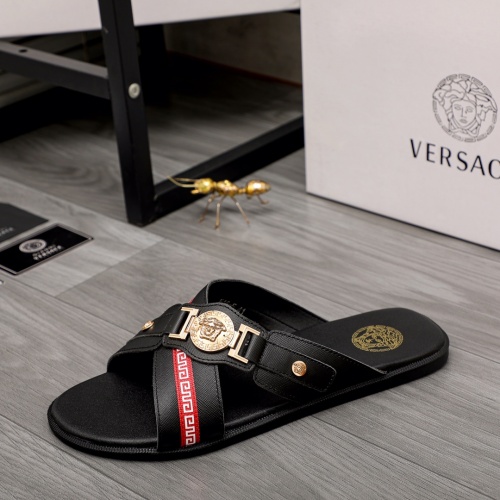 Replica Versace Slippers For Men #988513 $42.00 USD for Wholesale