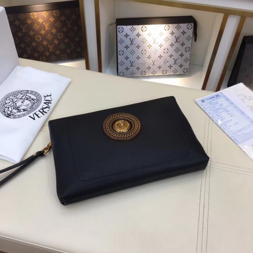 Replica Versace AAA Man Wallets #988607 $85.00 USD for Wholesale