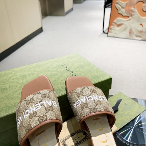 Replica Balenciaga Slippers For Women #988632 $80.00 USD for Wholesale