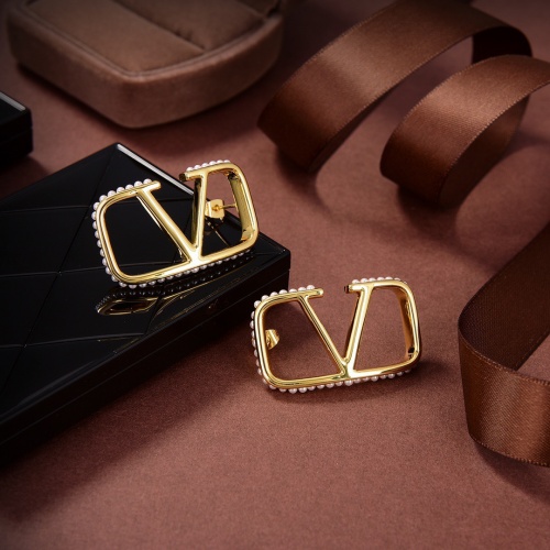 Replica Valentino Earrings For Women #988701 $34.00 USD for Wholesale