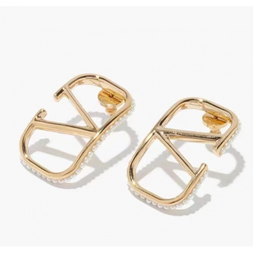 Replica Valentino Earrings For Women #988701 $34.00 USD for Wholesale