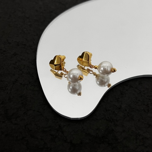 Replica Valentino Earrings For Women #988702 $38.00 USD for Wholesale
