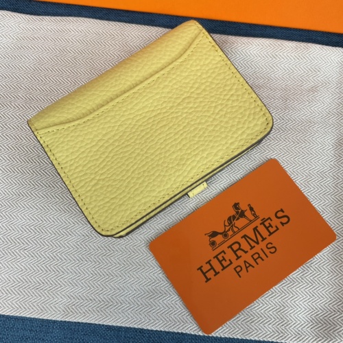 Replica Hermes AAA Quality Wallets For Women #988816 $38.00 USD for Wholesale