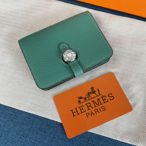 Hermes AAA Quality Wallets For Women #988818 $38.00 USD, Wholesale Replica Hermes AAA Quality Wallets