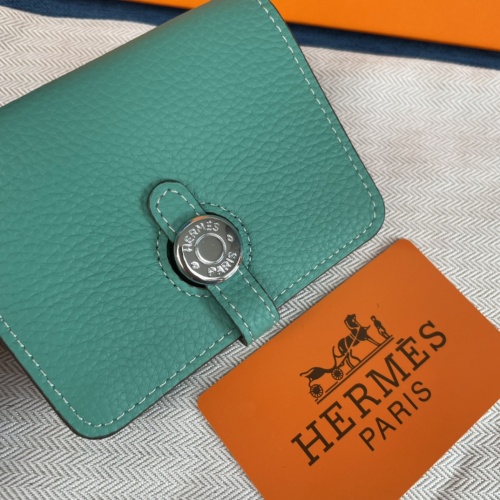 Replica Hermes AAA Quality Wallets For Women #988818 $38.00 USD for Wholesale