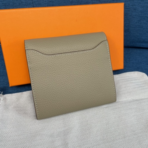 Replica Hermes AAA Quality Wallets For Women #988837 $48.00 USD for Wholesale