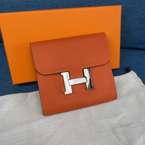 Hermes AAA Quality Wallets For Women #988840 $48.00 USD, Wholesale Replica Hermes AAA Quality Wallets