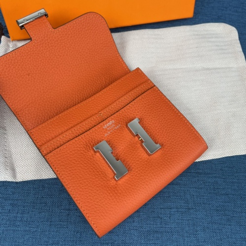 Replica Hermes AAA Quality Wallets For Women #988840 $48.00 USD for Wholesale