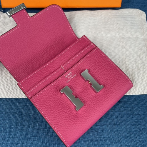 Replica Hermes AAA Quality Wallets For Women #988841 $48.00 USD for Wholesale
