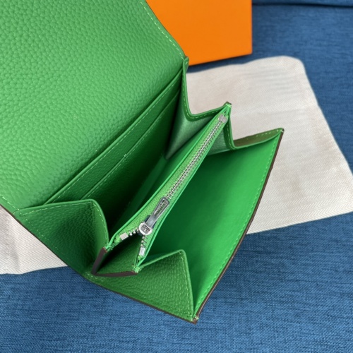 Replica Hermes AAA Quality Wallets For Women #988843 $48.00 USD for Wholesale