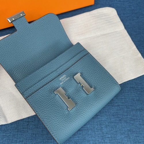Replica Hermes AAA Quality Wallets For Women #988844 $48.00 USD for Wholesale