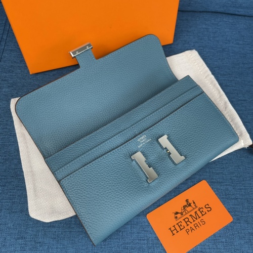 Replica Hermes AAA Quality Wallets For Women #988880 $56.00 USD for Wholesale