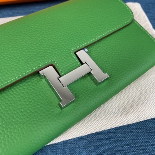 Replica Hermes AAA Quality Wallets For Women #988882 $56.00 USD for Wholesale
