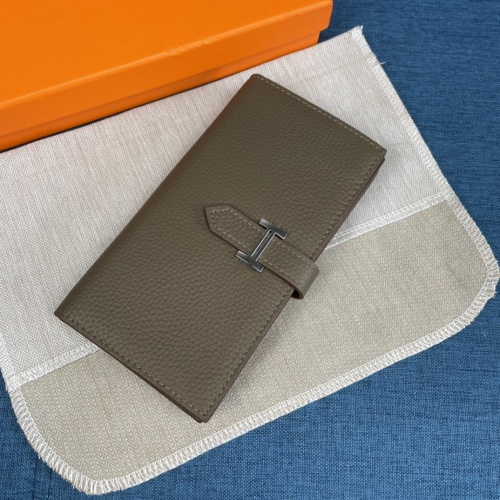 Replica Hermes AAA Quality Wallets For Women #988889 $52.00 USD for Wholesale