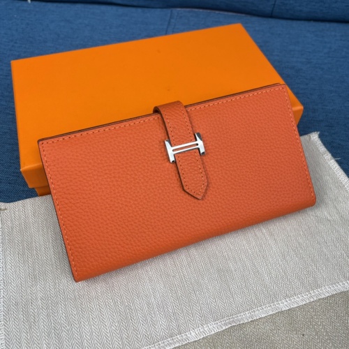 Hermes AAA Quality Wallets For Women #988891 $52.00 USD, Wholesale Replica Hermes AAA Quality Wallets