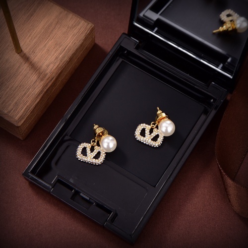 Replica Valentino Earrings For Women #988941 $27.00 USD for Wholesale