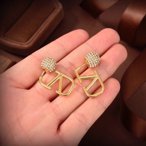 Replica Valentino Earrings For Women #988965 $34.00 USD for Wholesale