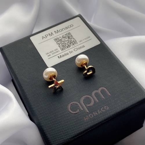 Replica Apm Monaco Earrings For Women #989098 $29.00 USD for Wholesale