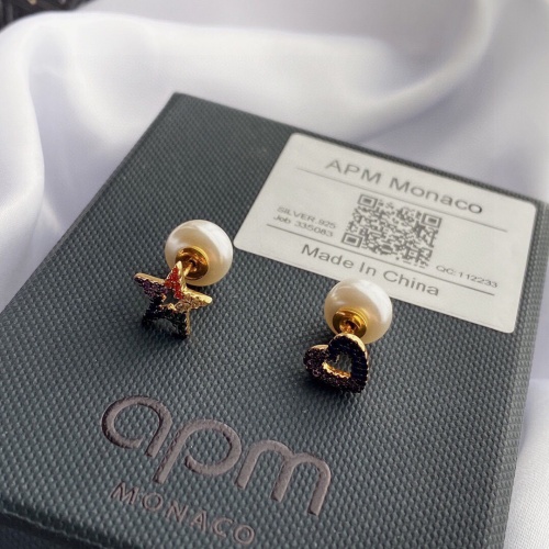 Replica Apm Monaco Earrings For Women #989098 $29.00 USD for Wholesale