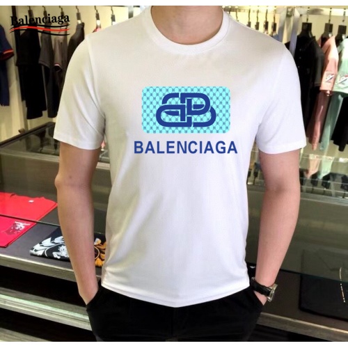 Replica Balenciaga T-Shirts Short Sleeved For Unisex #989367 $25.00 USD for Wholesale